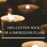 “200-Pack White Unscented Tea Light Candles – Bulk Dripless 4-Hour Burn for Weddings, Events & Home Décor”