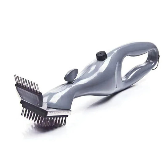 “BBQ Grill Steam Cleaning Brush – Outdoor Barbecue Scraper Cleaner for Gas & Charcoal Grills”