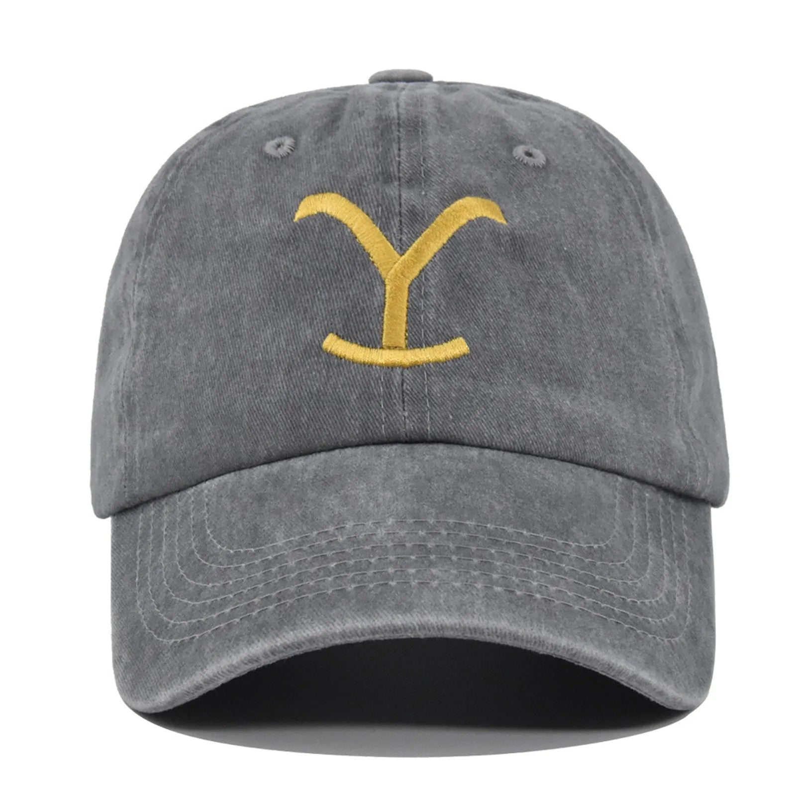 Yellowstone Dutton Ranch Embroidered Baseball Cap – Distressed Ponytail Hat with Sun Protection