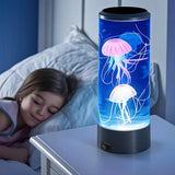 Kantutoe LED Jellyfish Lava Lamp — 7-Color Ocean Mood Light for Bedroom / Desk Decoration