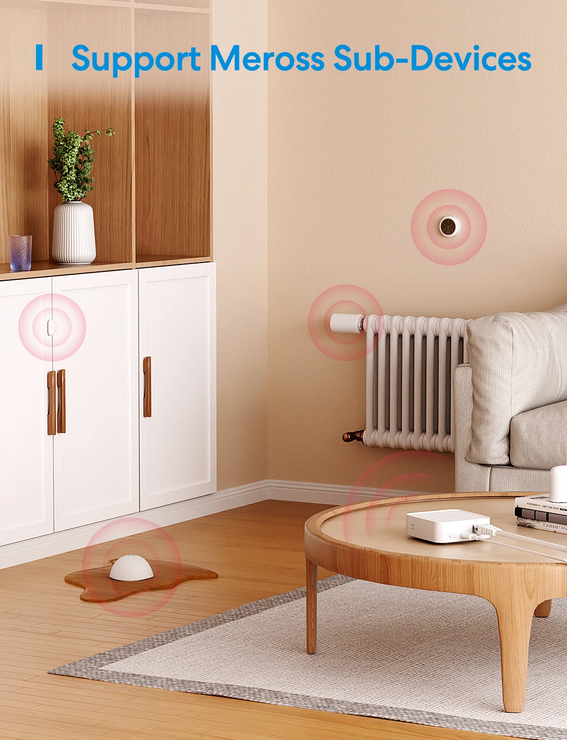 Meross MSH400 Smart WiFi Hub – Multi-Model HomeKit Smart Home Bridge with Remote Control, Alexa & Google Assistant Support