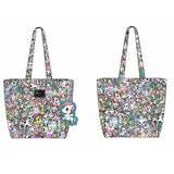 Official Tokidoki Unicorno large tote bag – lightweight women’s shopping & travel shoulder bag with Unicorno keychain