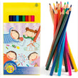 12-Count Colored Pencils – Presharpened Color Pencil Classroom Set