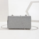 Women’s Luxury Rhinestone Clutch – Shiny Diamond Evening Purse with Large Capacity for Weddings, Parties & Elegant Events