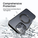 SODI Magnetic Ring Case for iPhone 15 Pro & Pro Max – 360° Rotatable Stand, MagSafe Wireless Charging Compatible