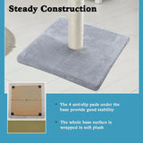 Tall Cat Scratching Post – Premium Sisal Vertical Scratcher with Dangling Ball Toy for Indoor Cats & Kittens, Durable Furniture Saver