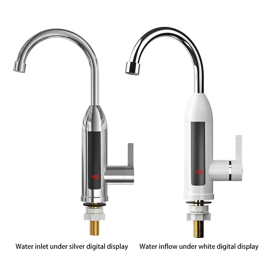 3000 W Tankless Instant-Heat Faucet – 360° Adjustable Electric Hot Water Tap for Kitchen & Bathroom