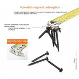 Stainless Steel Magnetic Digital Tape Measure – Heavy-Duty Metric Measuring Tool 3m/5m/7m with Telescopic Steel Blade”