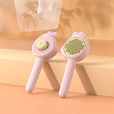 Pet Massage & Grooming Brush – Cat Comb for Hair Removal, Self-Grooming Tool for Kittens, Removes Tangles & Loose Fur
