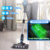 TASVAC S8 Cordless Vacuum Cleaner – 28KPa 260W 9-in-1 Stick Vac for Hardwood, Pet Hair & Car Cleaning