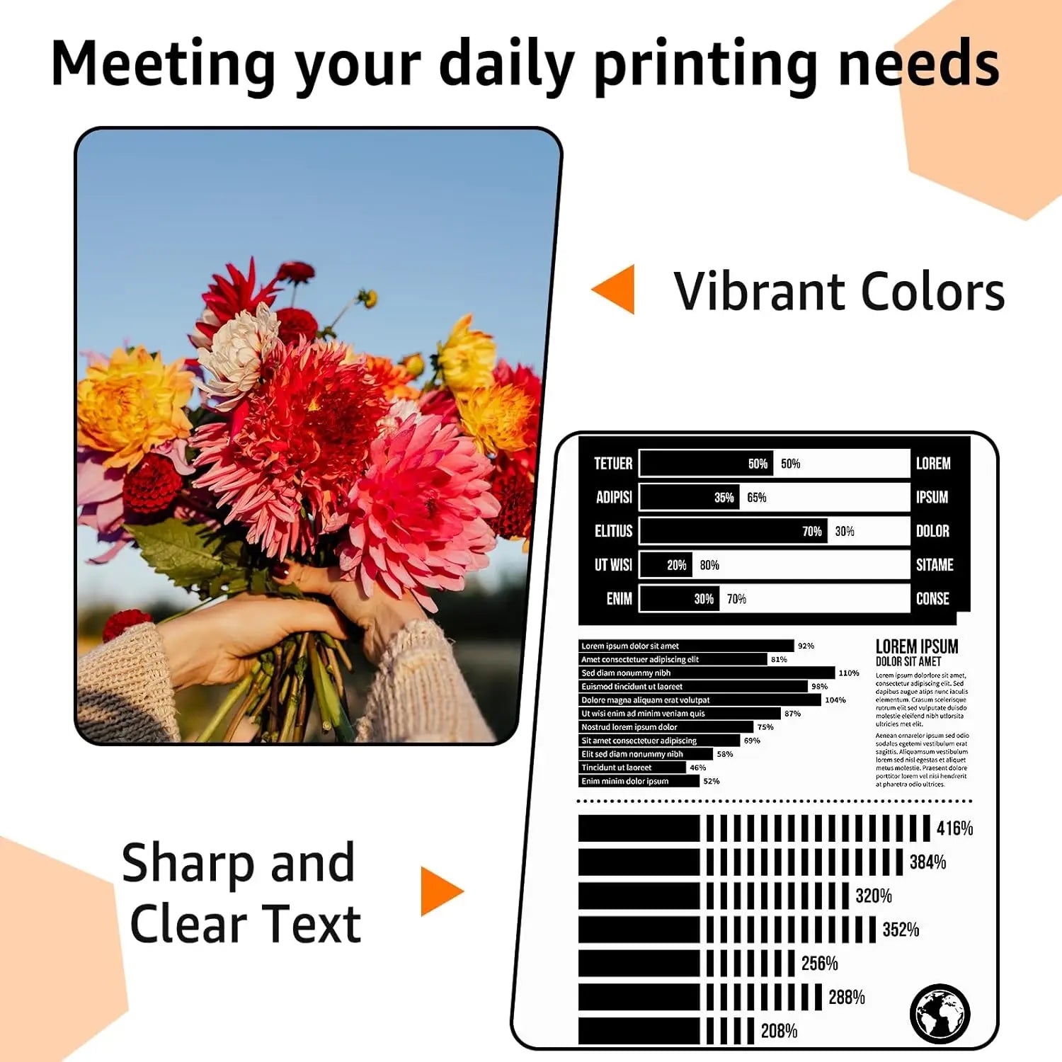 Nineleaf High-Yield 61XL Ink Cartridge Set – Compatible with HP Envy & OfficeJet Printers