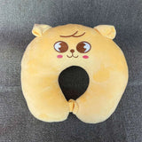 “ 7-color soft plush U-shaped neck pillow – cute & cozy travel cushion for children and adults, office & sleep support ”