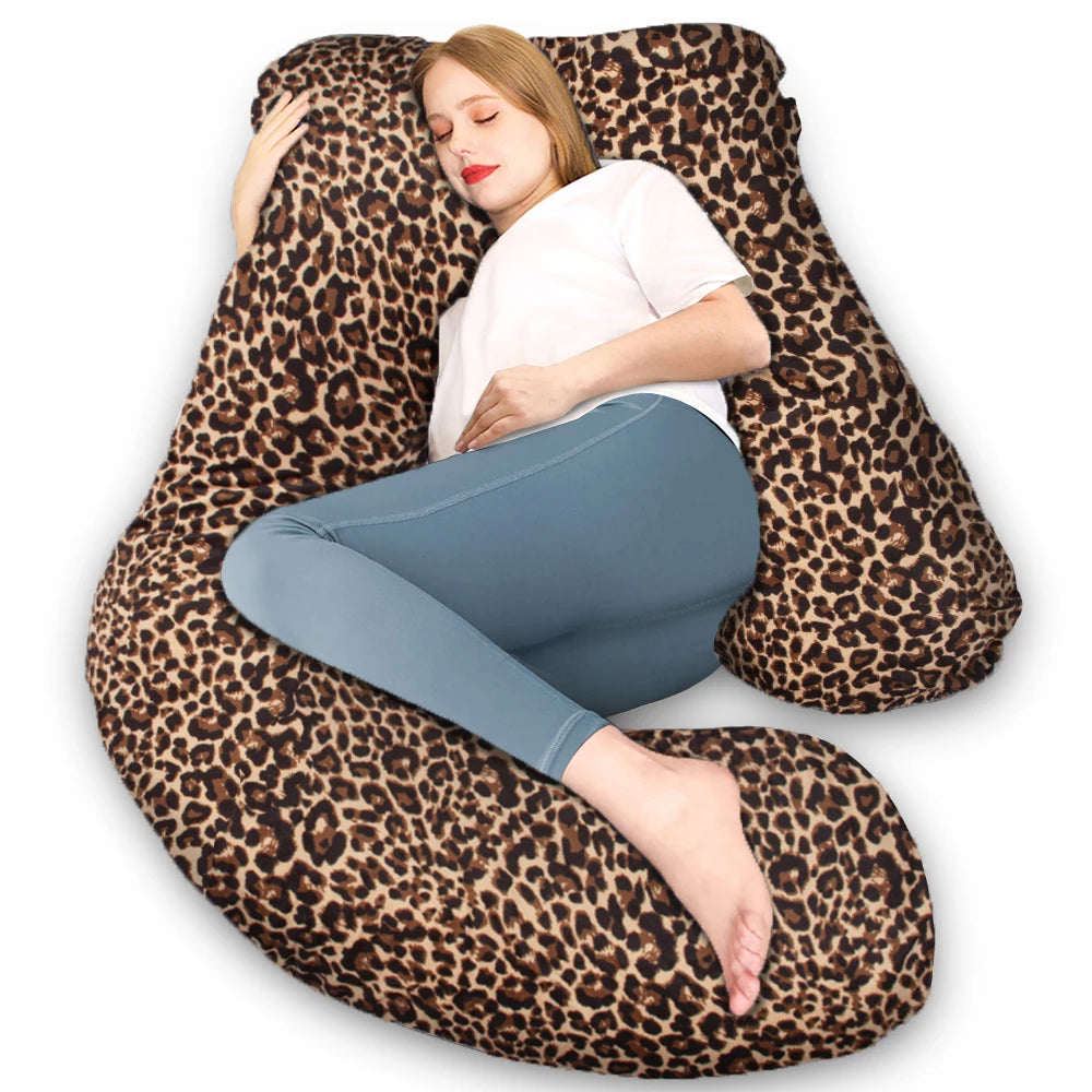 Pregnancy Body Pillow for Sleeping – Large U-Shaped Maternity Pillow for Full Body Support & Comfortable Rest