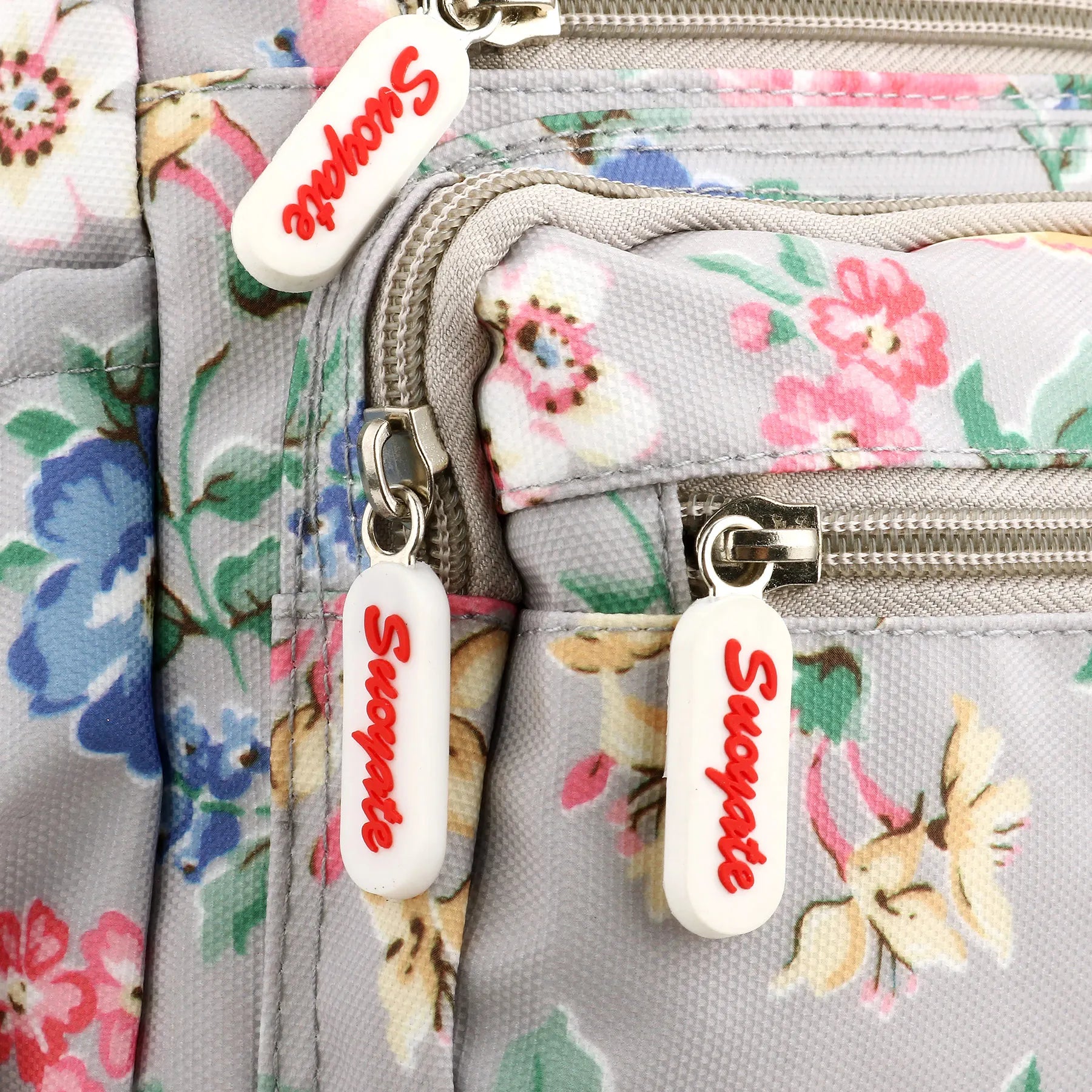 Women’s Multi-Pocket Floral Crossbody Bag – Waterproof Shoulder Messenger Handbag for Shopping & Daily Use