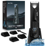 Sejoy Cordless Hair & Body Grooming Kit for Men – Rechargeable Hair Clipper, Beard Trimmer, Nose/Ear Trimmer & LED Display