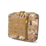 Tactical MOLLE Admin Utility Pouch – Laser-Cut Horizontal EDC Tool Bag | Outdoor Modular Waist Pack