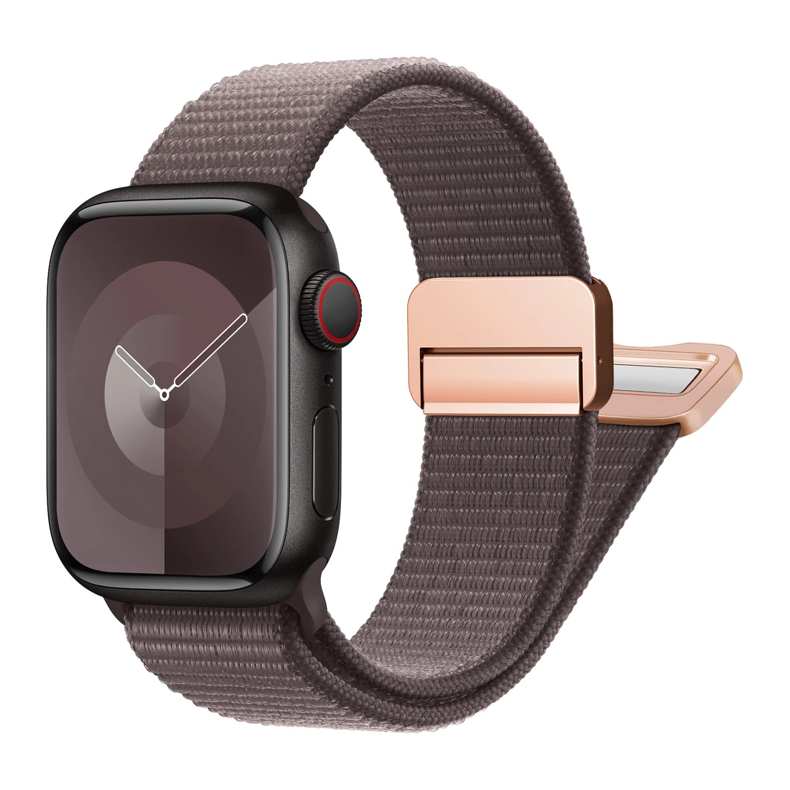 Magnetic Loop Nylon Apple Watch Band – Bracelet Style Strap for Ultra 2, SE & Series 3–9, Compatible with 38/40/41/42/44/45/49mm Models