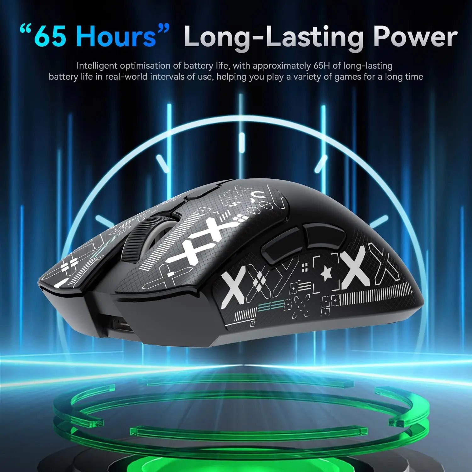 Mambasnake X Attack Shark X65 HE Wired Gaming Keyboard and R1 Mouse Combo – Rapid Trigger Magnetic Switch Keyboard with RGB Backlight