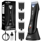 Sejoy Cordless Hair & Body Grooming Kit for Men – Rechargeable Hair Clipper, Beard Trimmer, Nose/Ear Trimmer & LED Display