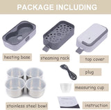 2-Layer 2-L Electric Lunch Box – Portable Self-Cooking Food Warmer Bento Container