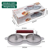 304 Stainless Steel Burger Press & Patty Maker – Perfect for Thin Burgers & DIY Patties