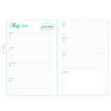 2025 Weekly Planner – A5 Spiral-Bound Monthly Calendar Notebook for Office & School 📅
