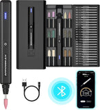 “4-Speed Mini Electric Drill Pen with Benchtop Press – Portable Engraving & DIY Rotary Tool for Crafting & Precision Work”