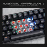 Redragon BS136 Gaming Keyboard & Mouse Combo – K628 Tri-Mode RGB Mechanical Keyboard with 75% Layout & 7200 DPI Gaming Mouse