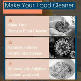 2-in-1 Portable Fruit & Vegetable Cleaning Capsule Machine – USB Rechargeable Produce Washer