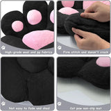 Cute Cat Paw Cushion – Plush Soft Gaming & Office Chair Cushion, Comfy Cat Paw-Shaped Floor Mat & Pillow for Home or Office