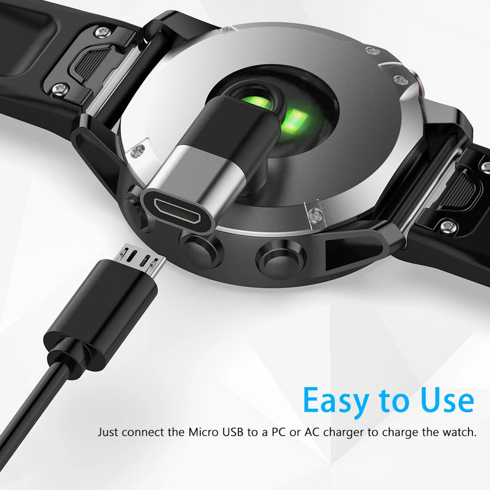 Smart Watch Charging Converter Adapter for Garmin Forerunner 945, 935, 245, 245M, 45, 45S, 645 & 645M