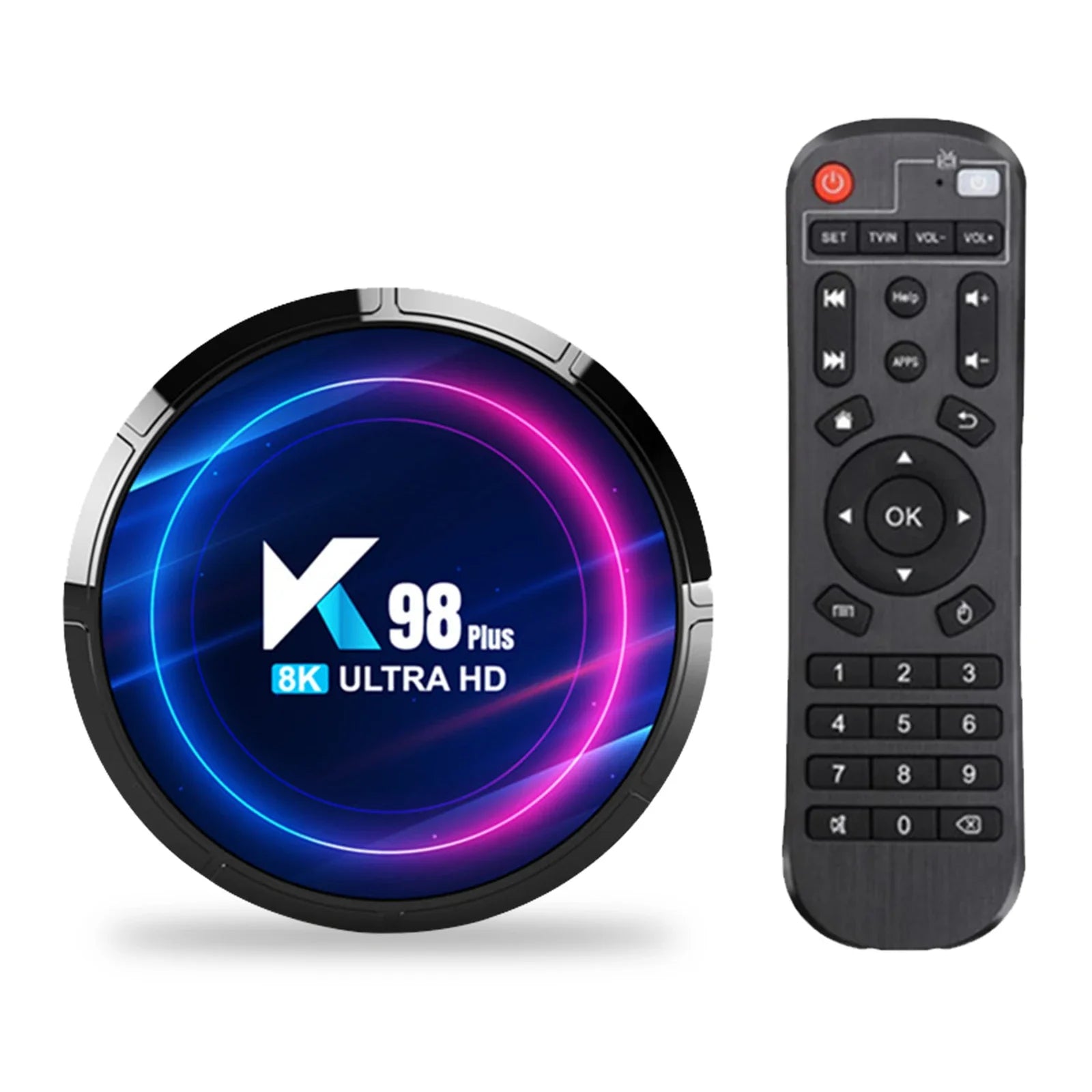Android 13.0 Smart TV Box K98 Plus – RK3528 Quad-Core Media Player with 8K Decoding, HDR10, WiFi 6 & Multiple Storage Options