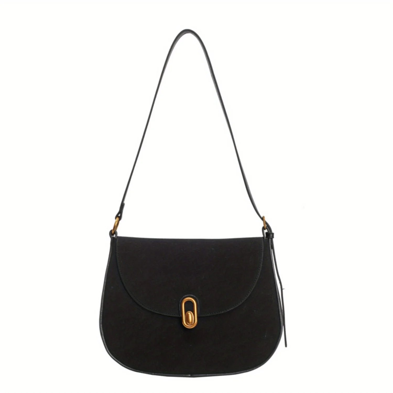 2025 Retro Fashion Women’s Saddle Bag – Minimalist Crossbody & Shoulder Bag for Daily Travel 👜✨