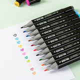 Deli Art Markers Set – 40/60/80 Dual-Tip Coloring Marker Pens & Highlighters