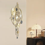 Modern Decorative Iron Wall Clock – Artistic Silent Wall Clock for Living Room & Office Home Décor