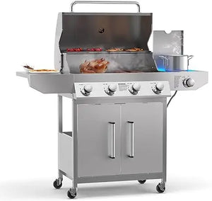 Grill with Builtin T