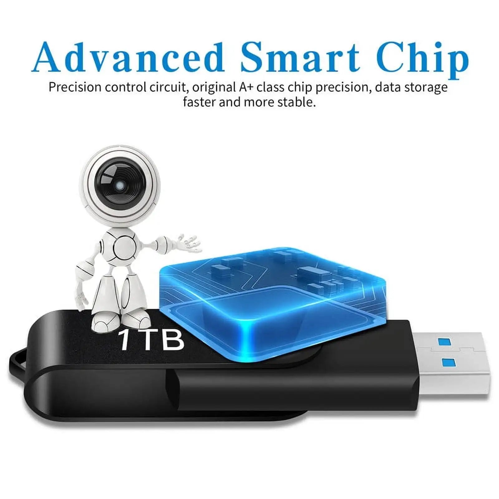 1TB USB Flash Drive – High-Capacity Portable Memory Stick for PC, Laptop & Computer Data Storage and File Transfer
