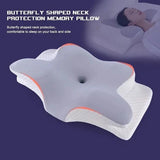 Memory-Foam Cervical Pillow for Neck & Shoulder – Upgraded Ergonomic Orthopedic Slow-Rebound Support