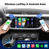 Reeiionew 2-in-1 Wireless Adapter – 360° CarPlay & Android Auto Mini Box with USB Plug & Play WiFi Fast Connectivity
