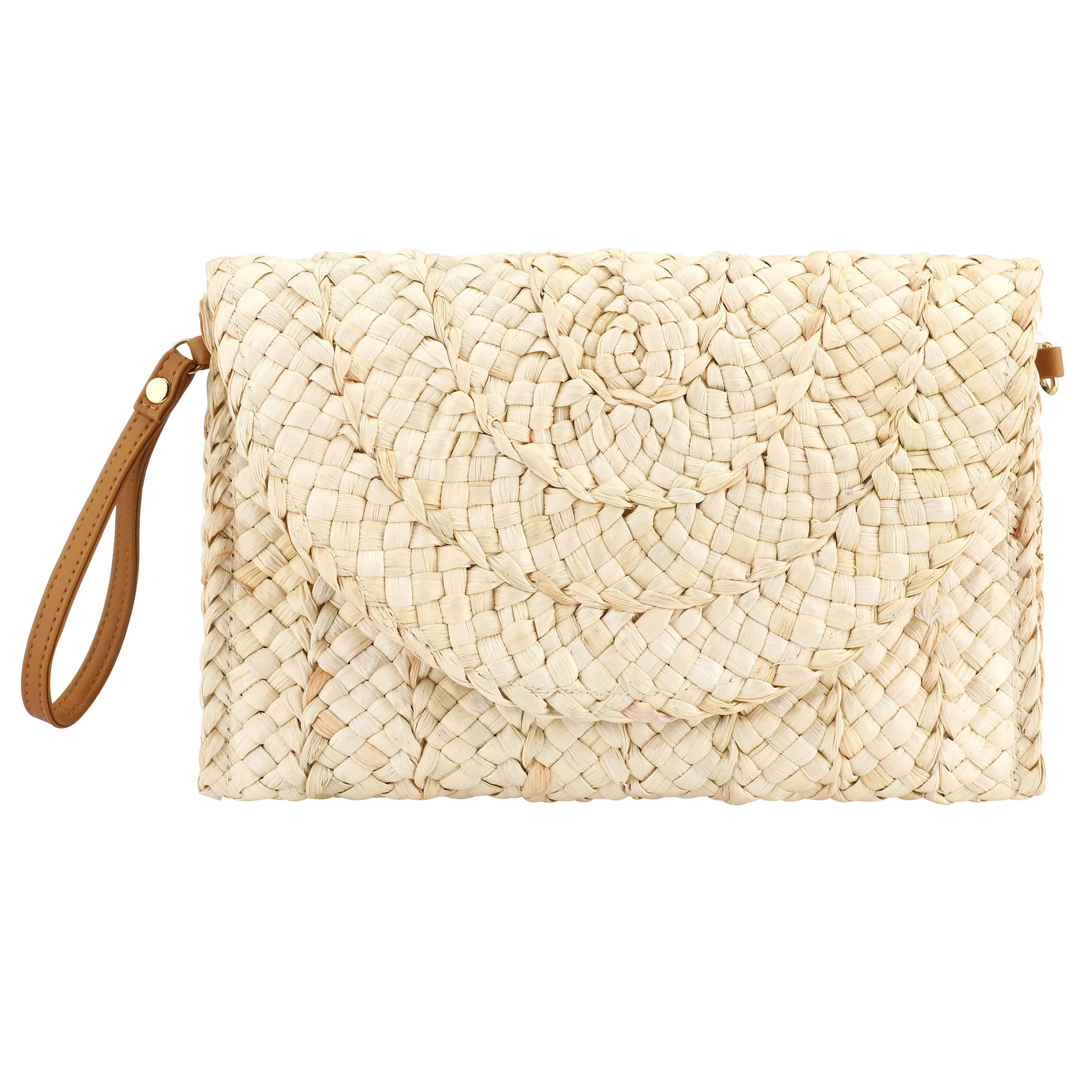 Women’s Straw Woven Shoulder & Crossbody Bag – Large-Capacity Summer Tote & Beach Purse