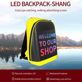 LED Screen Display Backpack – Wireless Business & Travel Laptop Backpack for Men and Women
