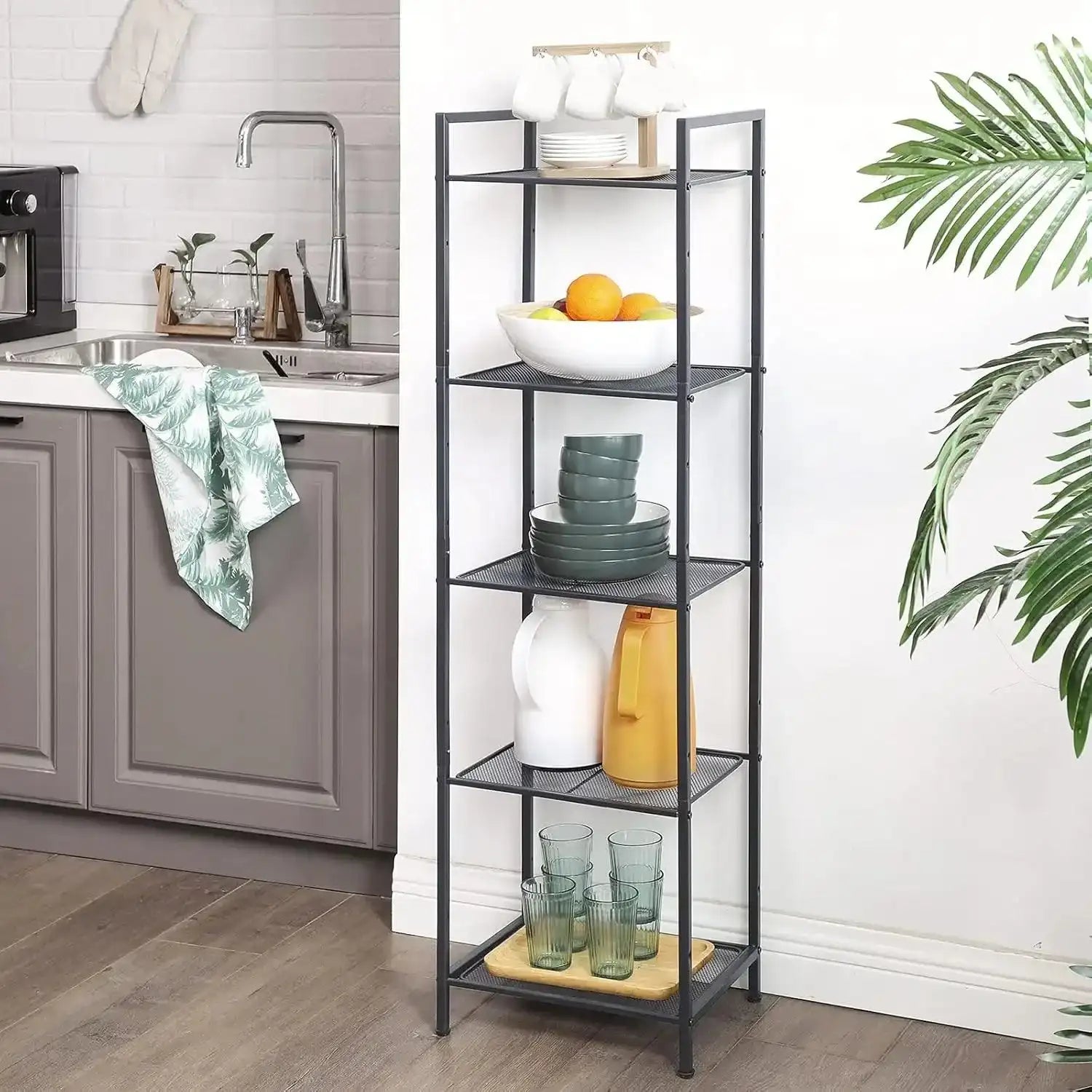 Adjustable Storage Rack – Bathroom Shelf & Plant Stand - PulinGO