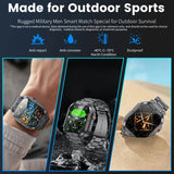 LIGE Outdoor Sports Fitness Smartwatch – 1.96" Screen, Bluetooth Calling, Waterproof, Blood Oxygen Tracking ⌚✨