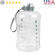128 oz BPA-Free Tritan Hydration Jug – Dual-Lid Large Capacity Water Bottle for Travel, Hiking & Gym