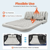 Inflatable Car Mattress for SUV Trunk & Back Seat – Travel Camping Bed with Air Pump