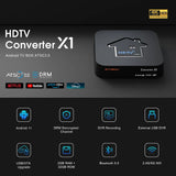 GTMEDIA X1 Android 11 TV Box – ATSC 3.0 HDTV Converter & Smart Decoder with WiFi, DVR Recording & Free-to-Air Support (US/KR)
