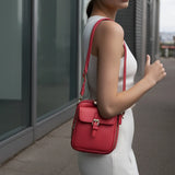 Unisex Vintage Leather Crossbody Bag – Anti-Theft Messenger Shoulder Satchel for Men & Women, Casual Travel & Daily Use