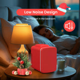 iPower Mini 4L Portable Refrigerator – 6-Can Capacity, Compact Insulated Cooler for Bedroom, Dorm & Office 🥶🏠