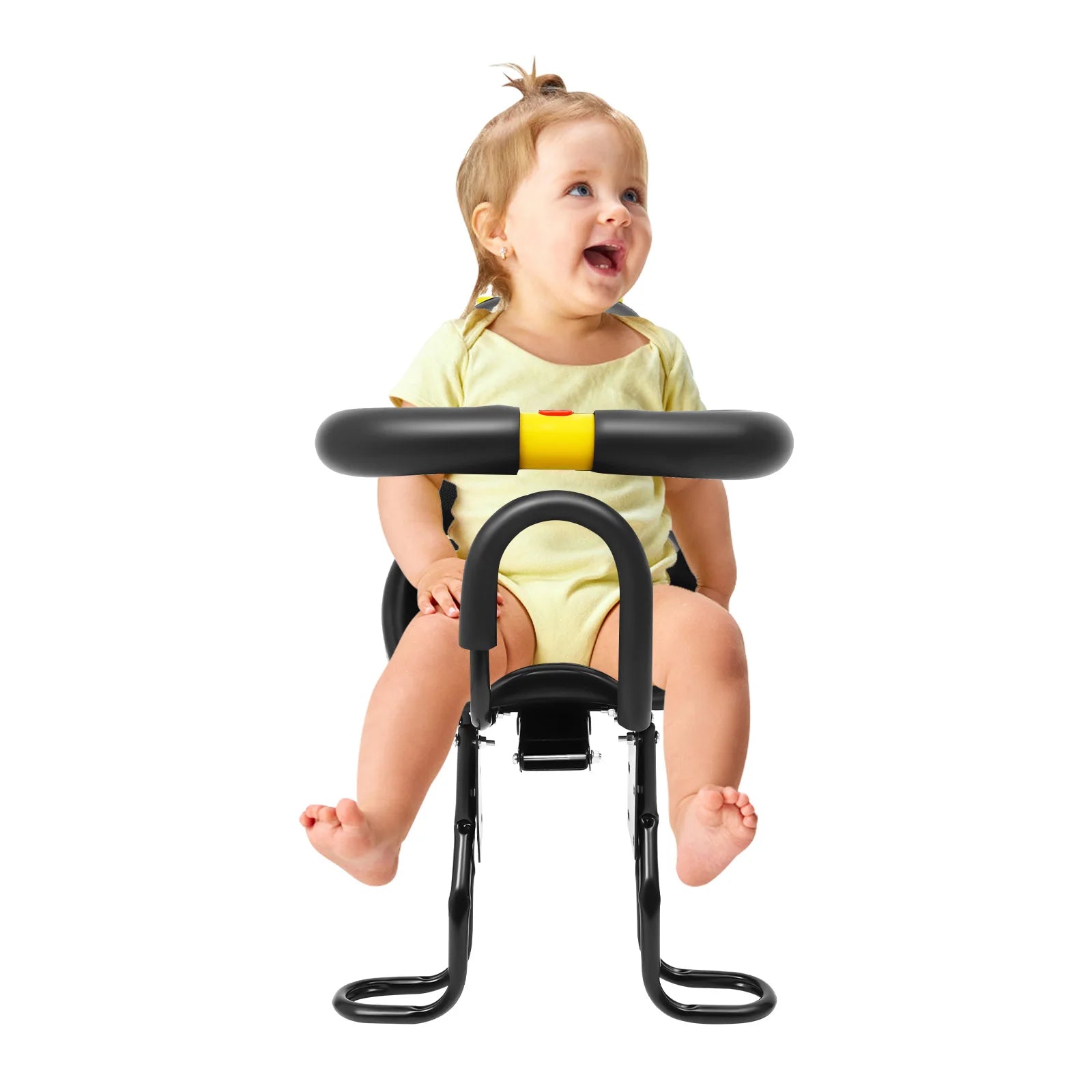 Portable Front Mount Bike Child Seat 🚲 – Safe & Adjustable Baby Bicycle Seat for Ages 8 Months–6 Years