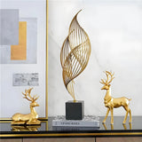 2PCS Christmas Reindeer Figurines – Nordic Style Deer Ornaments for Fireplace, Desk, Bedroom & Holiday Décor